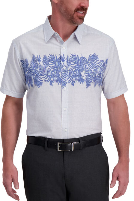 Blue Palm Cotton Shirt,  view# 1