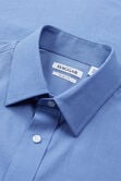 Premium Comfort Dress Shirt - Blue Dobby, Cobalt view# 5