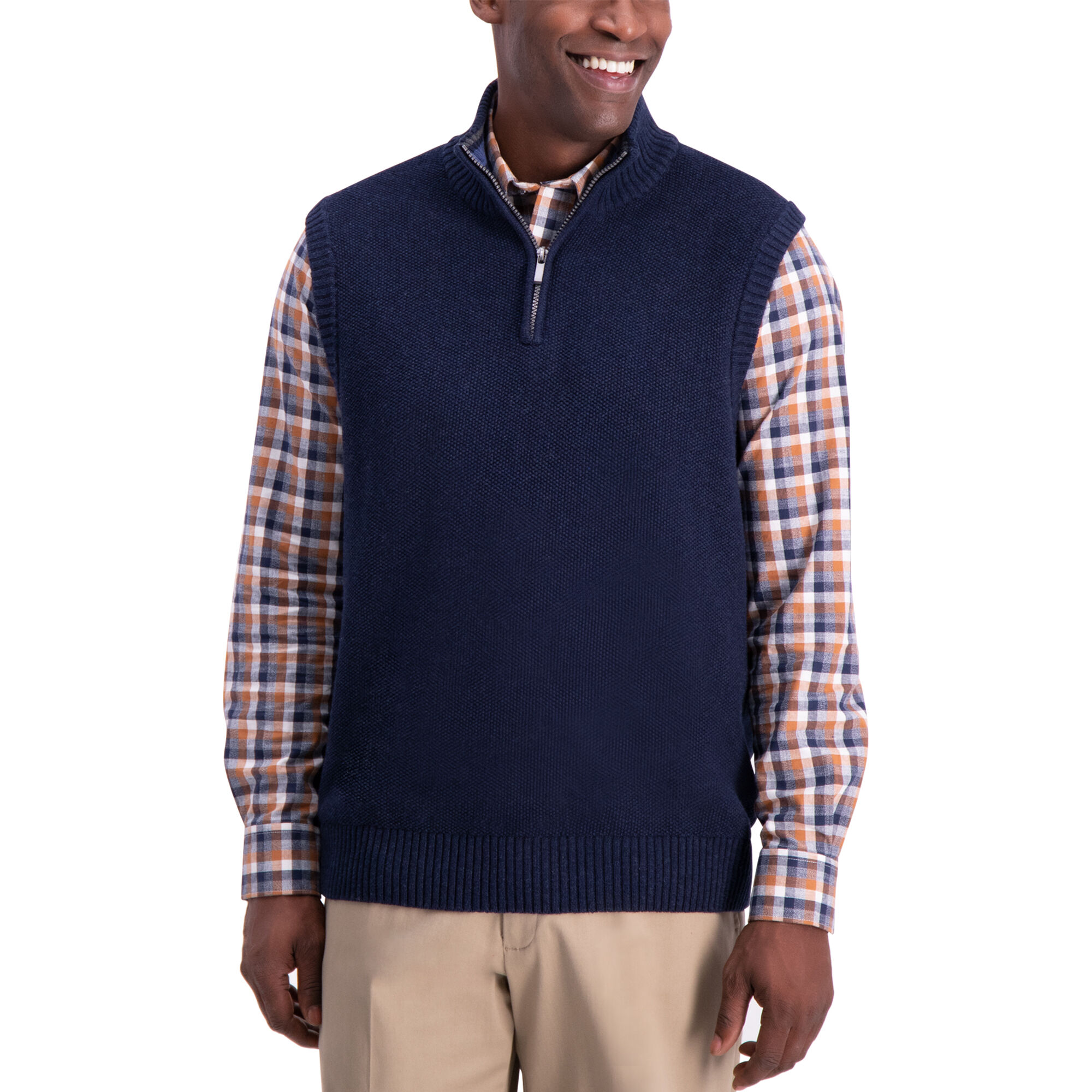 1 4 Zip Sweater Vest