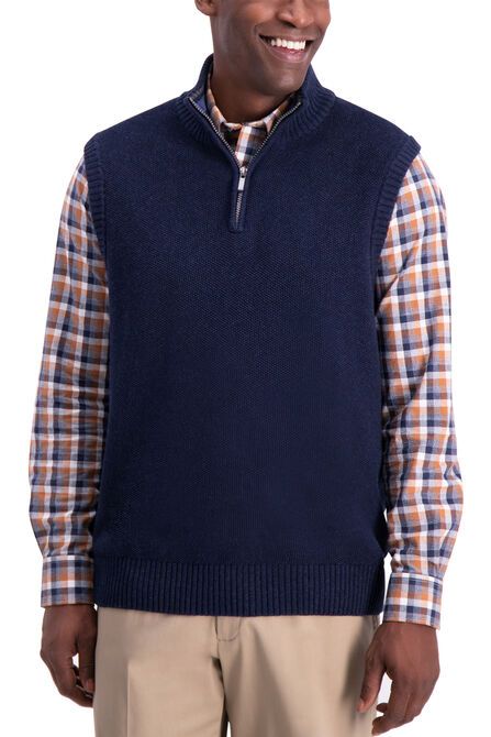 1/4 Zip Sweater Vest,  view# 3