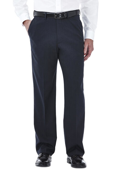 Premium Stretch Tic Weave Dress Pant, Black / Charcoal view# 5