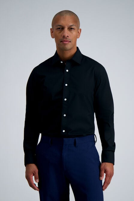 Premium Comfort Dress Shirt - Black, Black view# 1