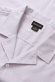 Short Sleeve Seersucker Camp Shirt, Pink view# 4