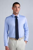 Premium Comfort Dress Shirt - Blue Herringbone , Blue view# 1