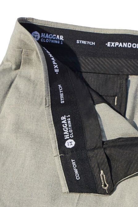 Expandomatic Stretch Heather Dress Pant, Oatmeal view# 4