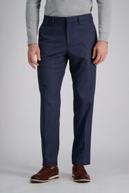 J.M. Haggar Windowpane Suit Pant, Blue Htr, hi-res