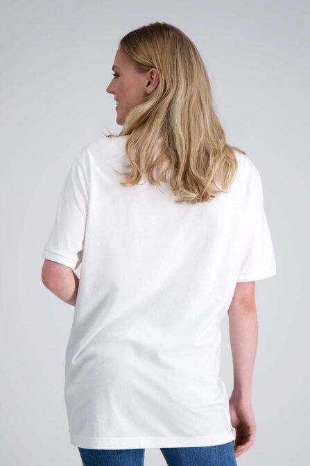 Pro Football Hall of Fame X Haggar - Vintage Wash Polo, White view# 4