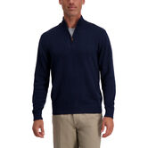 Contrast Neck Quarter Zip,  Deep Sea view# 1