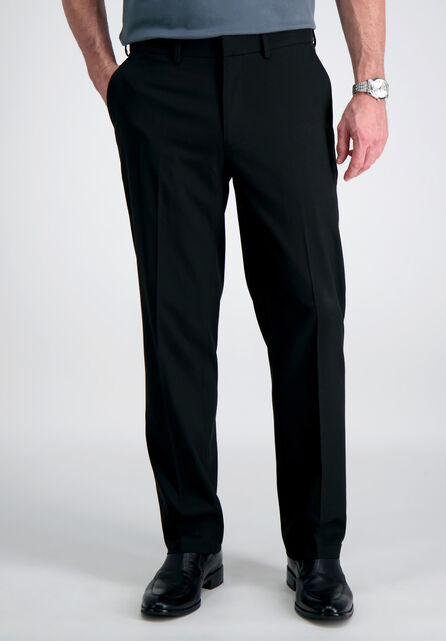 J.M. Haggar Dress Pant - Sharkskin, Black