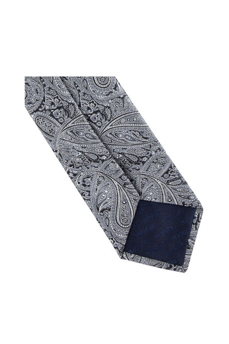 Graphite Paisley Tie, Graphite view# 4