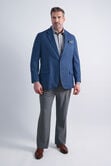 Big &amp; Tall J.M. Haggar M&eacute;lange Weave Sport Coat, Chambray view# 3