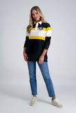 Pro Football Hall of Fame X Haggar - Vintage Wash Rugby Polo,  Golden Yellow #145 view# 6