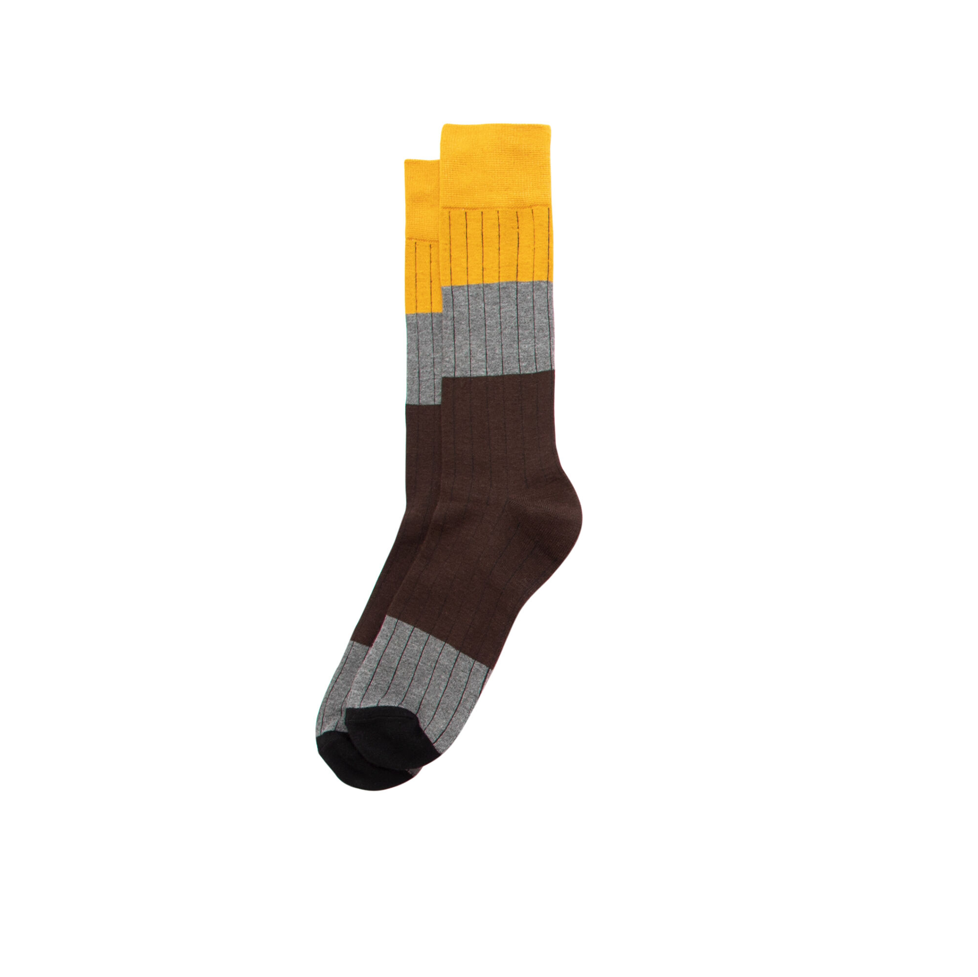 Haggar Colorblock Rib Socks Khaki (H7521 Clothing Underwear & Socks) photo