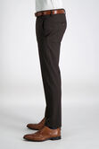 J.M. Haggar Premium Stretch Suit Pant, Chocolate view# 2