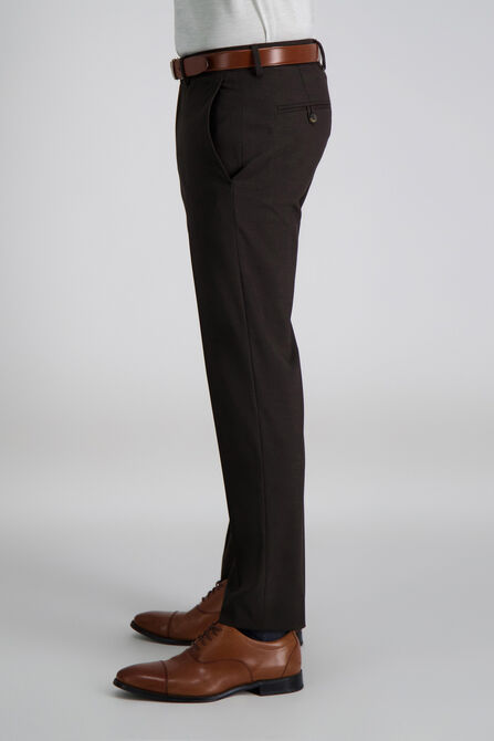 J.M. Haggar Premium Stretch Suit Pant, Chocolate view# 4