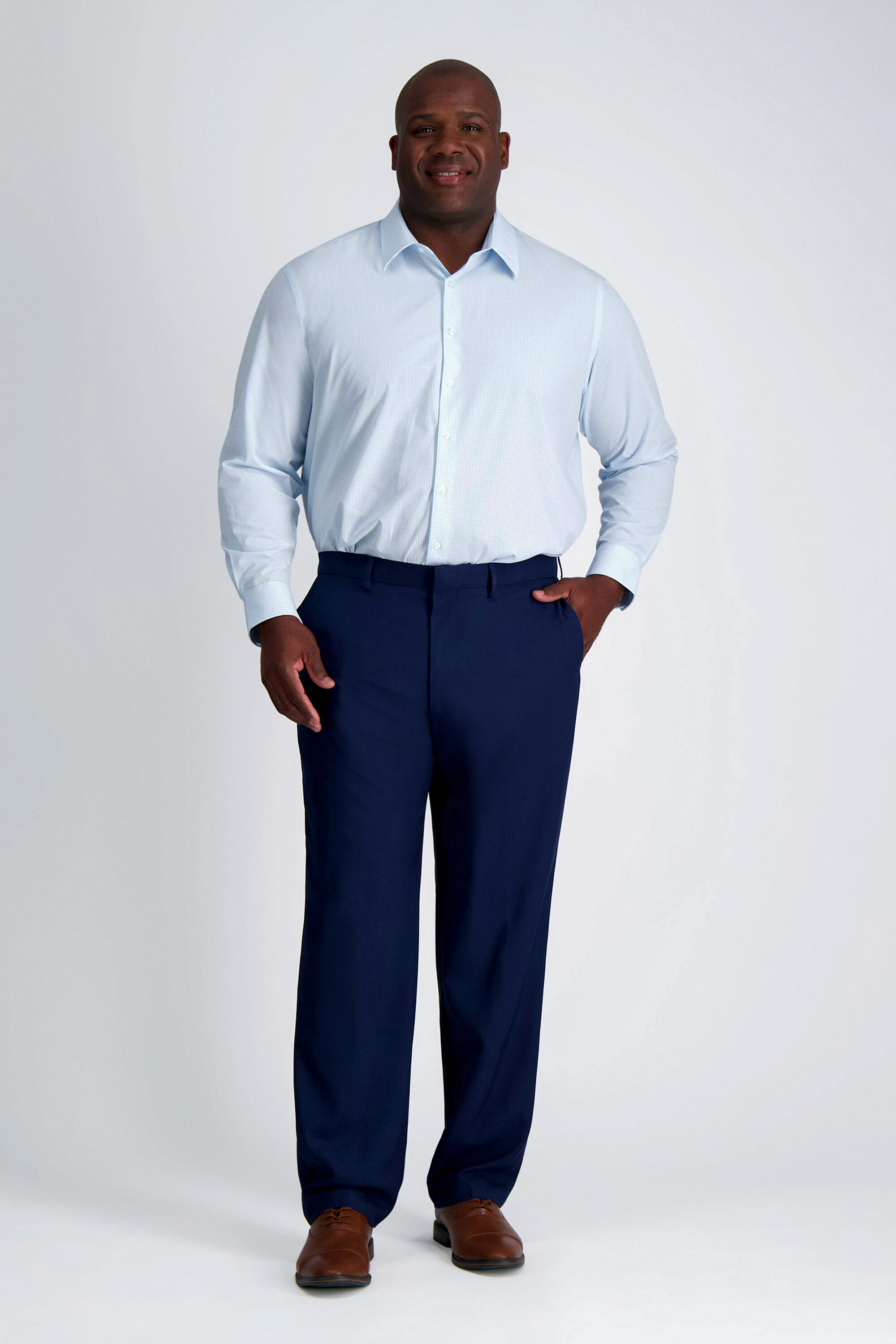Big Smart Wash™ Dress Shirt - Sky