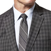 Haggar Check Sport Coat, Heather Grey view# 3