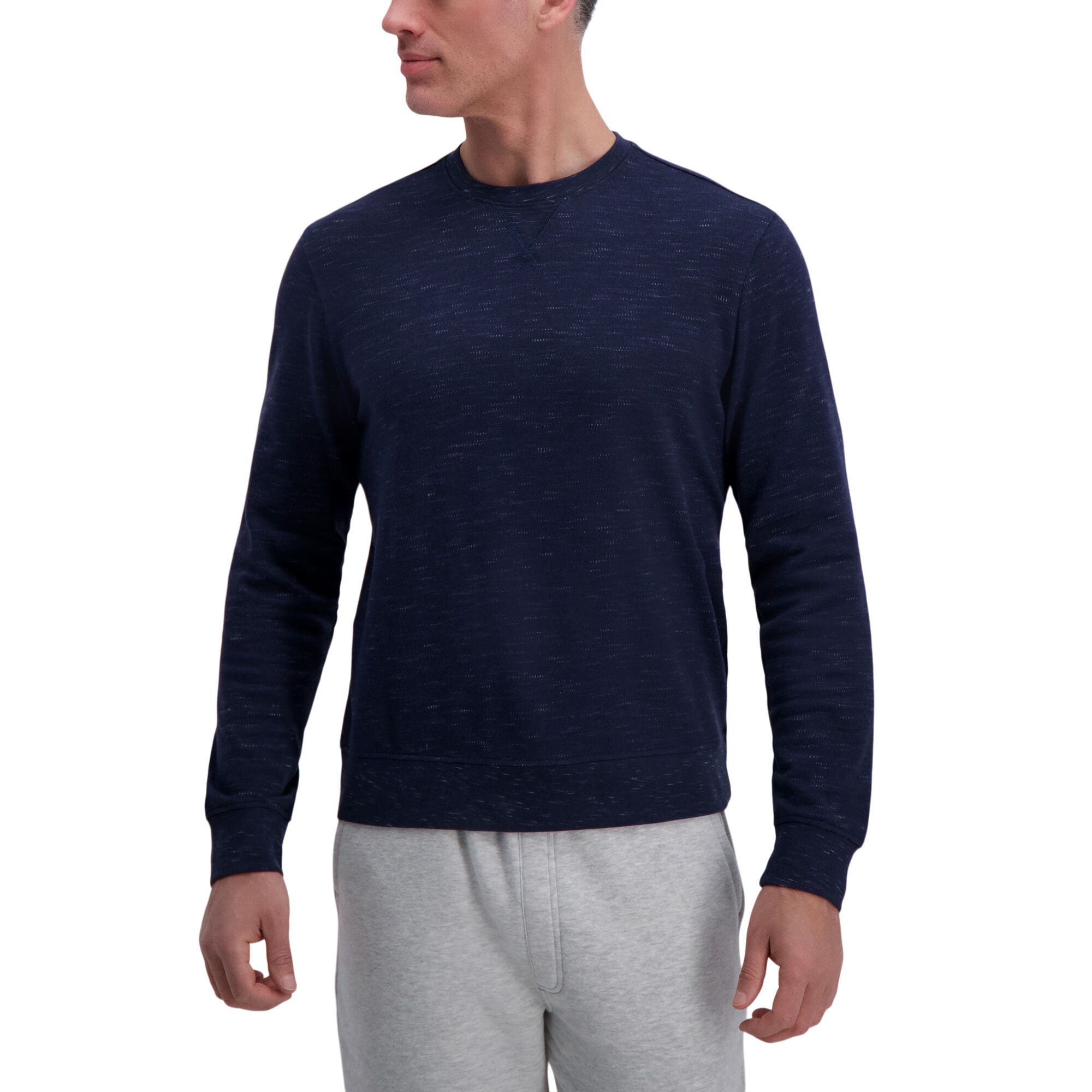 Haggar Pullover Jersey Sweatshirt Navy (UK70008) photo