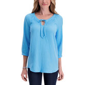 Raglan 3/4 Sleeve Blouse,  view# 3