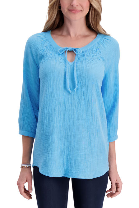 Raglan 3/4 Sleeve Blouse,  Oasis view# 1