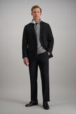 J.M. Haggar Premium Stretch Suit Pant, Black view# 3
