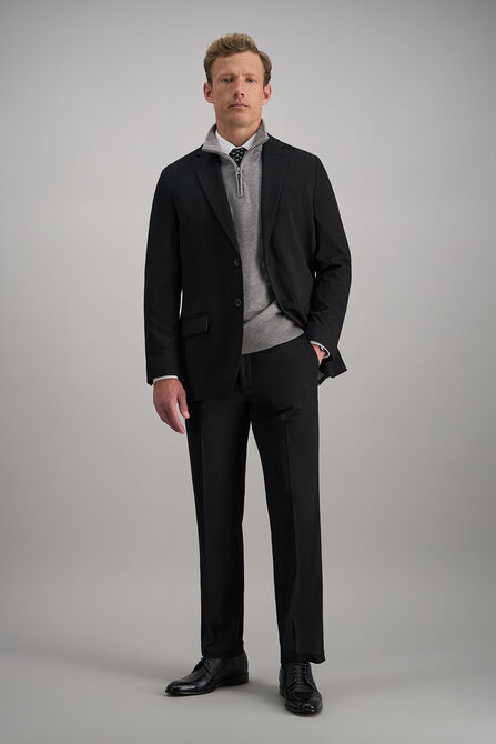 J.M. Haggar Premium Stretch Suit Pant, Black view# 3