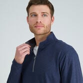 The Active Series&trade; Quarter Zip Heather Jersey, Heather Navy view# 4