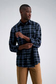 Long Sleeve Flannel Shirt, Light Blue view# 1