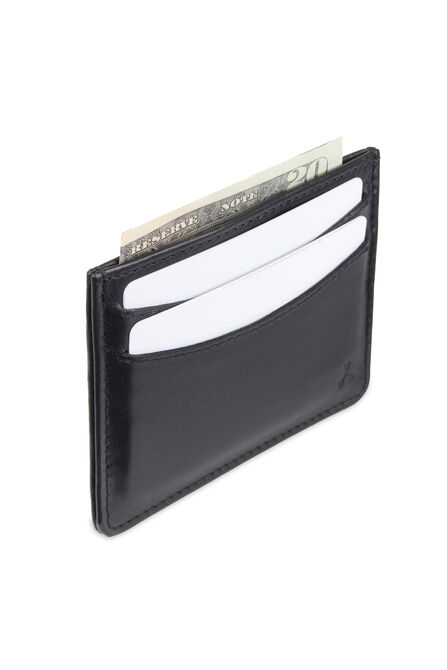 RFID Slim Getaway Card Case Wallet, Black view# 5