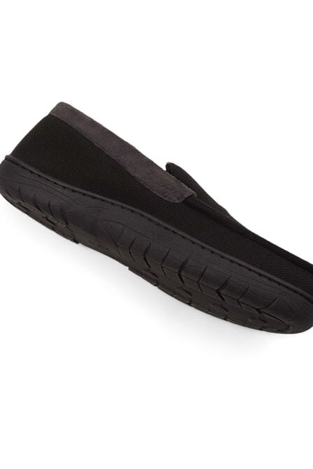 Textured Venetian Slippers, Black view# 5