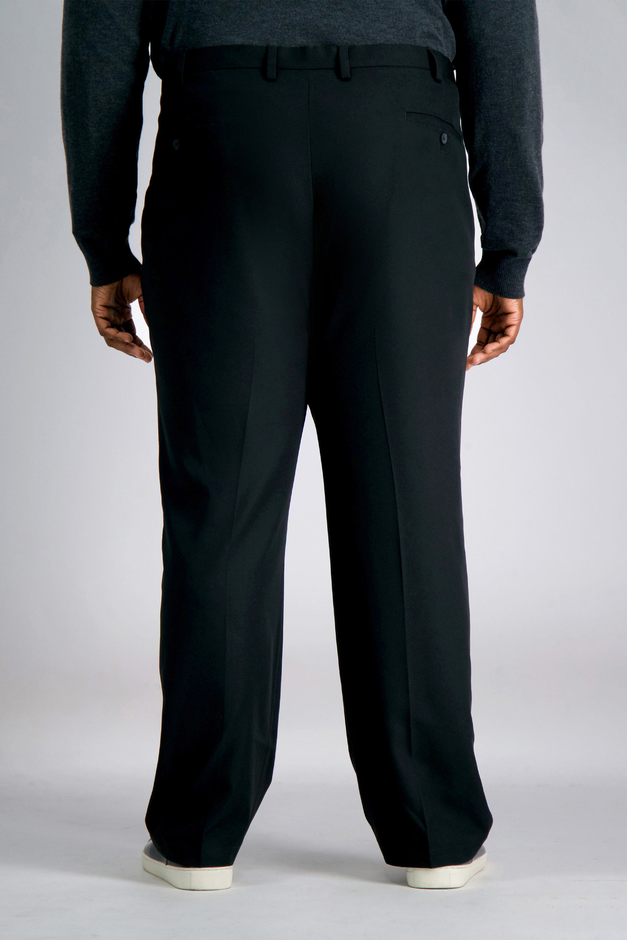 B T Cool 18 Pro Pant Classic Fit Pleat Front Stretch No Iron Haggar