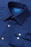 Smart Wash&trade; Dress Shirt - Navy , Navy view# 5