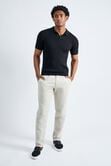 Johnny Collar Ribbed Sweater, Black view# 3