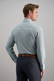 Smart Wash&reg; Dress Shirt - Forest Floral Print, Medium Green view# 4