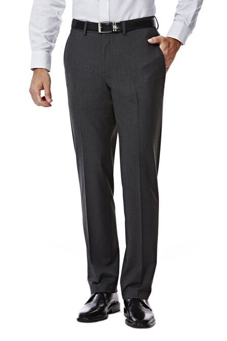 JM Haggar Slim 4 Way Stretch Suit Pant, Charcoal Htr view# 1