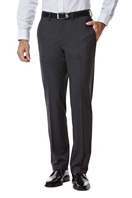 JM Haggar Slim 4 Way Stretch Suit Pant, Charcoal Heather view# 1