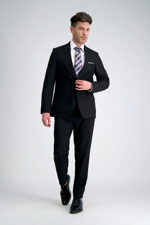 Smart Wash&trade; Repreve&reg; Suit Separate Jacket, Black, hi-res