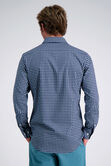 Cotton Dress Shirt - Navy Check, Navy view# 2