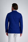 J.M. Haggar Slub Windowpane Sport Coat, Indigo view# 2