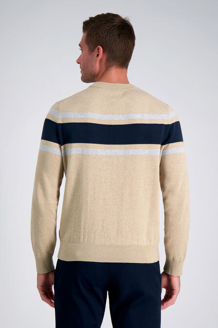 Long Sleeve Crew Sweater, Sandstone view# 2