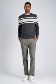 Long Sleeve Crew Sweater, Black view# 2