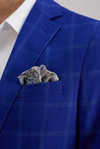 J.M. Haggar Slub Windowpane Sport Coat, Indigo view# 2
