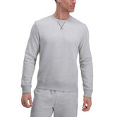 Pullover Fleece Sweatshirt, Heather Grey view# 1