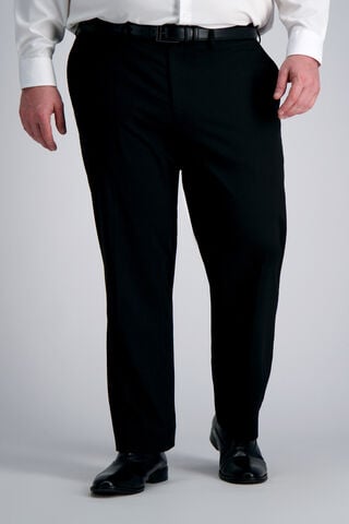 J.M. Haggar Big &amp; Tall Suit Pant, Black
