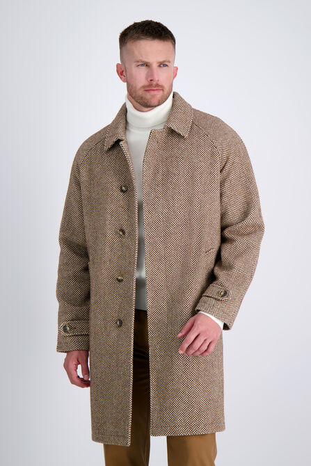 J.M. Haggar Herringbone Overcoat,  view# 1