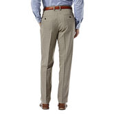 E-CLO&trade; Stretch Heathered Plaid Slack, Medium Taupe view# 3