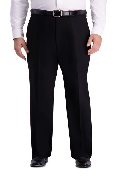 Big &amp; Tall J.M. Haggar 4-Way Stretch Suit Pant, Black view# 1