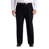 Big &amp; Tall J.M. Haggar 4-Way Stretch Suit Pant, Black view# 1