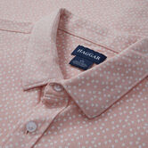 Pique Button Down Shirt - Geo Ditsy, Pink view# 5