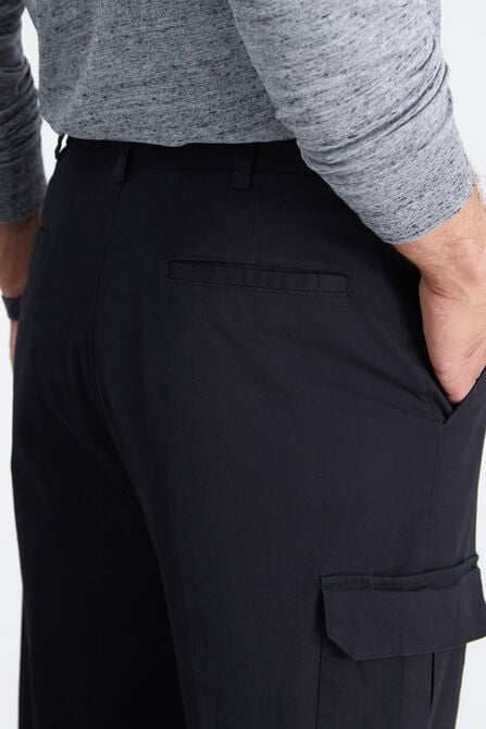 Stretch Comfort Cargo Pant, Navy view# 6